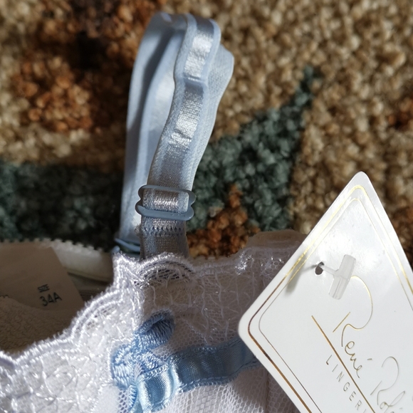 Rene Rofe White Lace Bra - Picture 6 of 14